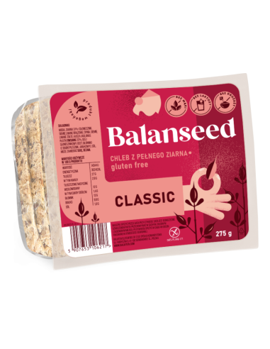 CHLEB Z PEŁNEGO ZIARNA KROJONY BEZGLUTENOWY 275 g - BALVITEN