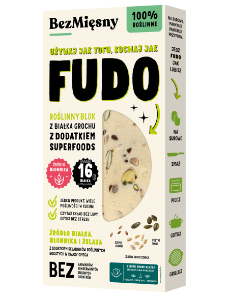 TOFU Z GROCHU FUDO 180 g - BEZMIĘSNY