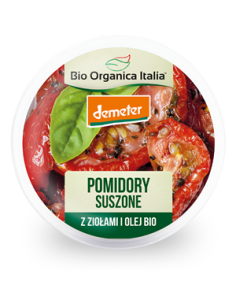 Pomidory suszone z ziołami Demeter BIO - 125g - Bio Organica Italia