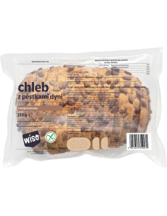 CHLEB Z PESTKAMI DYNI BEZGLUTENOWY 350 g - WISO