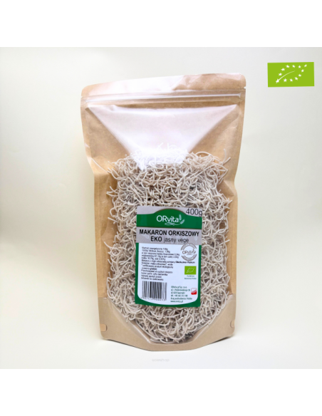 Makaron orkiszowy jasny Vego EKO nitka - 400g - Orvita