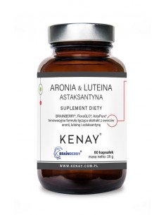 Aronia Luteina Astaksantyna - 60kaps - Kenay
