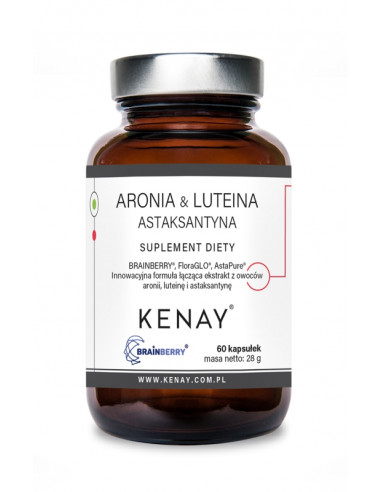 Aronia Luteina Astaksantyna - 60kaps - Kenay