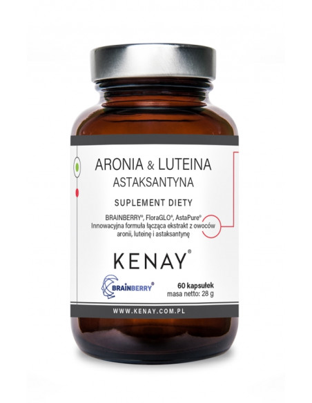 Aronia Luteina Astaksantyna - 60kaps - Kenay