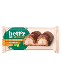Batonik z nadzieniem orzechowym w czekoladzie BIO - 30g - Bett`r