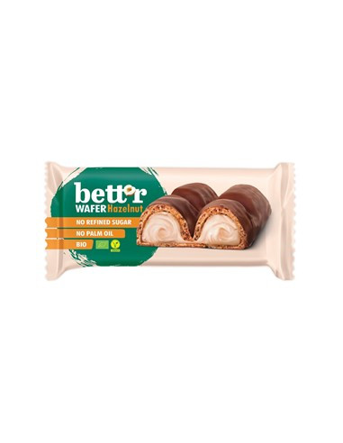 Batonik z nadzieniem orzechowym w czekoladzie BIO - 30g - Bett`r