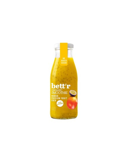 Smoothie mango-marakuja- chia tłoczone na zimno BIO - 250ml - Bett`r