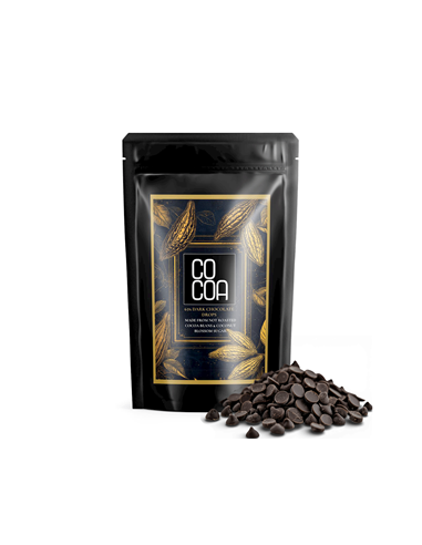 Dropsy z ciemnej czekolady 65% BIO - 200g - Cocoa