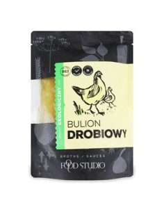 Bulion drobiowy w płynie bezglutenowy BIO - 350ml - Food Studio