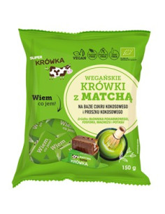 Krówki z matchą bezmleczne bezglutenowe BIO - 150g - Me Gusto (Super Krówka)