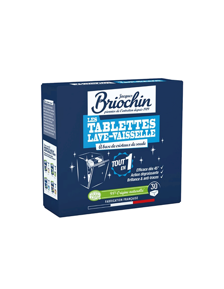 Tabletki do zmywarek silnie odtłuszczające ECO - 30szt - Briochin