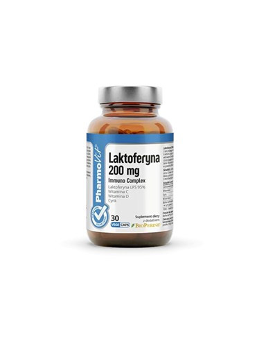 Kapsułki na układ odpornościowy (laktoferyna immuno complex) bezglutenowe 30 szt. - Pharmovit (clean label)