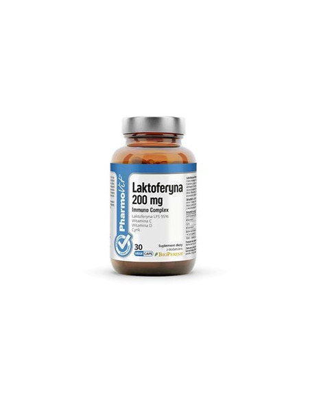 Kapsułki na układ odpornościowy (laktoferyna immuno complex) bezglutenowe 30 szt. - Pharmovit (clean label)
