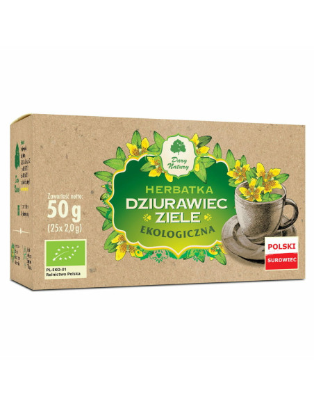Herbatka dziurawiec Eko - 25x2g - Dary Natury