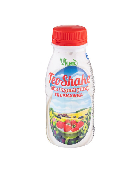 JOGURT PITNY TRUSKAWKOWY BIO 270 g - KLIMEKO