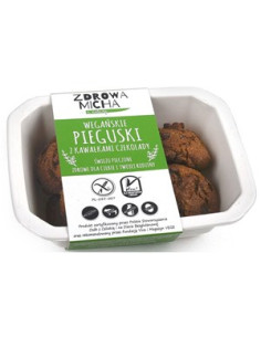 Ciastka pieguski z czekoladą bezglutenowe - 140g - Zdrowa Micha