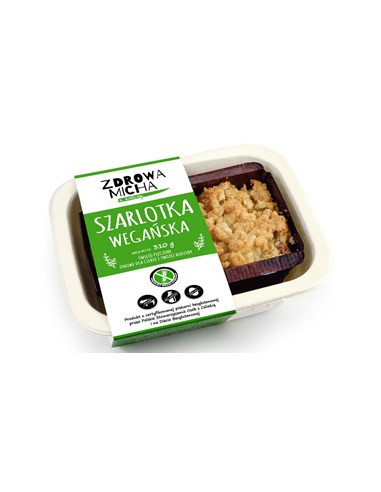 Szarlotka wegańska bezglutenowa - 240g - Zdrowa Micha