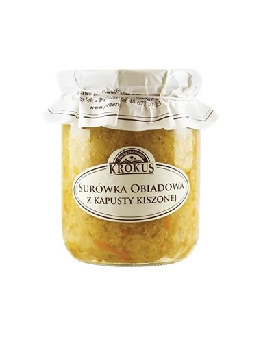 Surówka obiadowa z kapusty kiszonej - 500g - Krokus