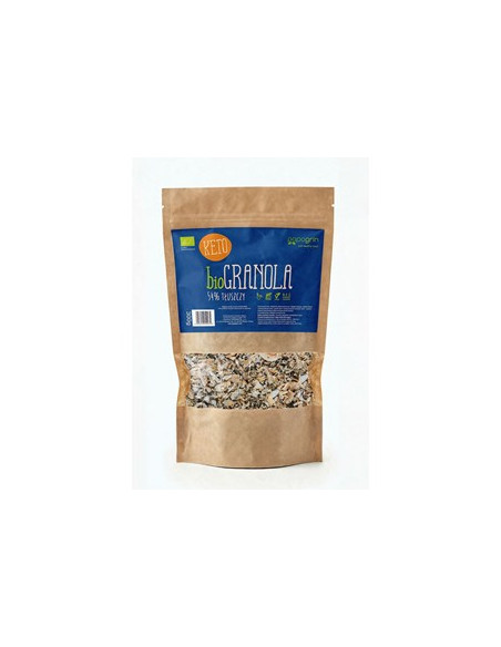 Granola keto bez dodatku cukrów BIO - 300g - Papagrin