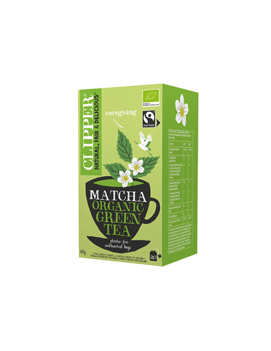 Herbata zielona z acerolą i matcha Bio- 20x2g 40g - Clipper