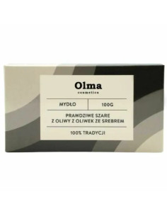 Mydło szare ze srebrem (z oliwy z oliwek)  - 100g - Olma