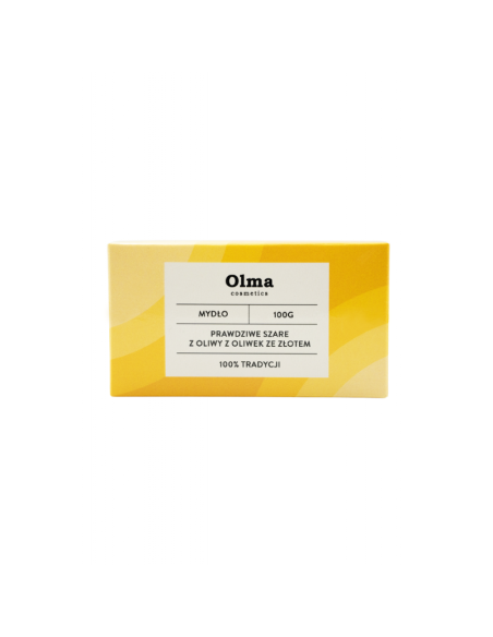 Mydło szare ze złotem (z oliwy z oliwek) - 100g - Omla