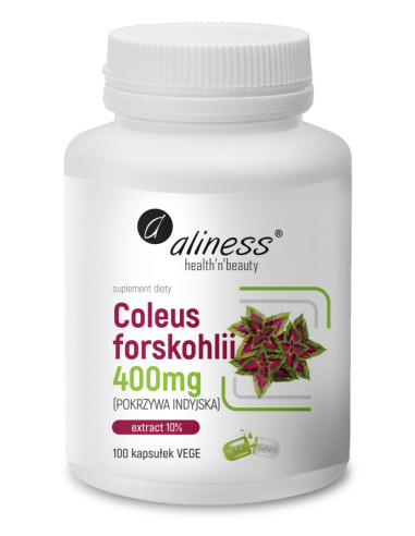Coleus forskohlii extract 10% 400 mg - 100tabl - Aliness