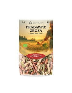 Makaron (orkiszowy 3 smakowy) świderki bio - 250 g - Bartolini (Pradawne zboża)