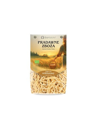 Makaron (3 jajeczny orkiszowy) krajanka średnia bio - 250 g - Bartolini (Pradawne zboża)
