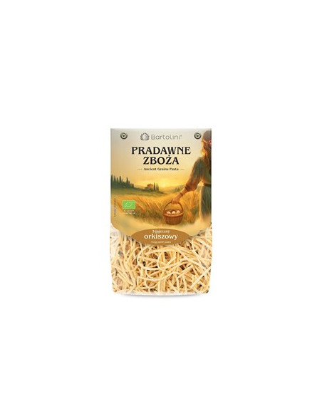 Makaron (3 jajeczny orkiszowy) krajanka średnia bio - 250 g - Bartolini (Pradawne zboża)