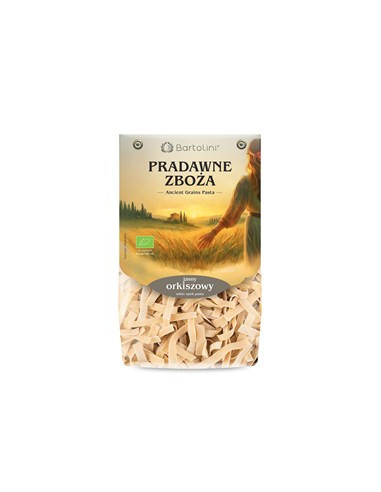 Makaron (orkiszowy) wstążki bio - 250 g - Bartolini (Pradawne zboża)