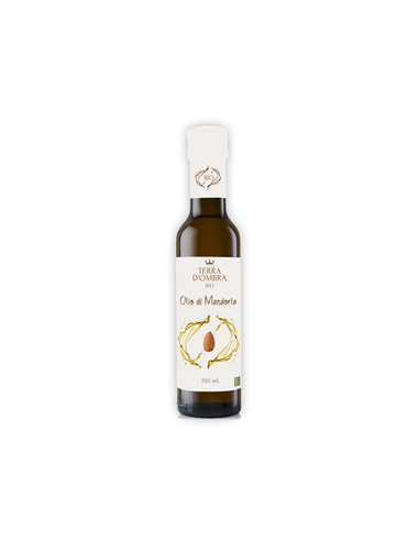 Olej migdałowy tłoczony na zimno bio - 250ml - Terra D`Ombra