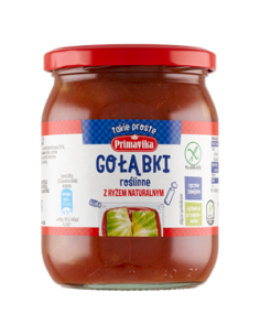 Gołąbki wegetariańskie z ryżem naturalnym bezglutenowe - 480g - Primavika