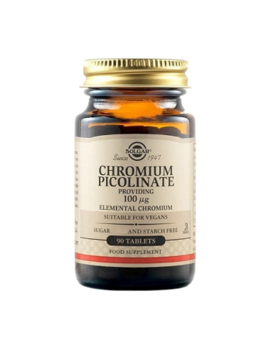 Chromium Picolinate 100mcg - 90tab - Solgar