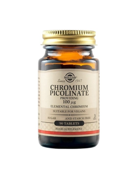 Chromium Picolinate 100mcg - 90tab - Solgar