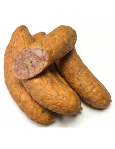 KIEŁBASA GRILLOWA Z MAJERANKIEM BIO 450 g - WASĄG (Z PÓŁKI - PRODUKT SEZONOWY)