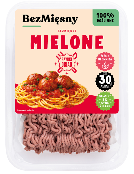 MIĘSO MIELONE ROŚLINNE 200 g - BEZMIĘSNY
