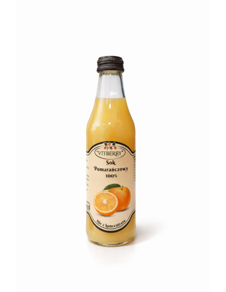Sok pomarańczowy 100% - 250ml - Vitberry