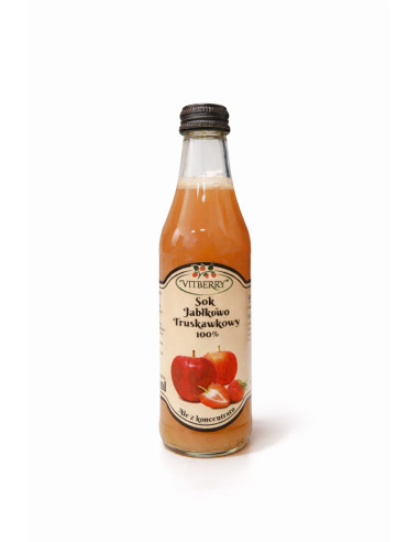 Sok Jabłkowo-Truskawkowy 100% - 250ml - Vitberry