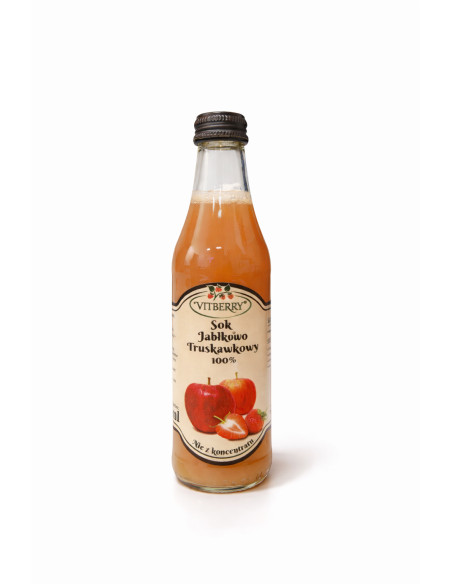 Sok Jabłkowo-Truskawkowy 100% - 250ml - Vitberry