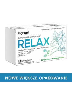 Narum relax - nastrój, spokojny sen - 60kaps - Narum