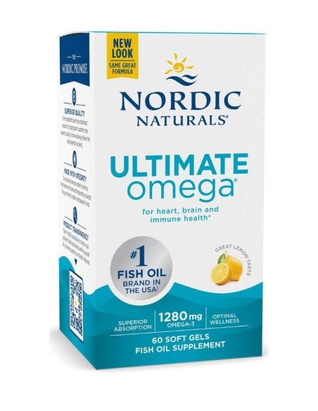 Ultimate omega (lemon) 1280mg - 60 kaps - Nordic Naturals