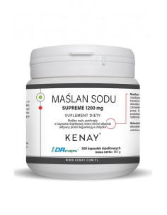 Maślan sodu 1200mg - 300kaps - Kenay