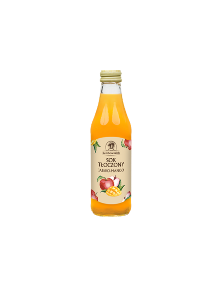 Sok jabłkowy z mango NFC - 250ml - Rembowscy