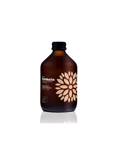 Kombucha brzoskwinia trawa cytrynowa - 330ml - Vigo