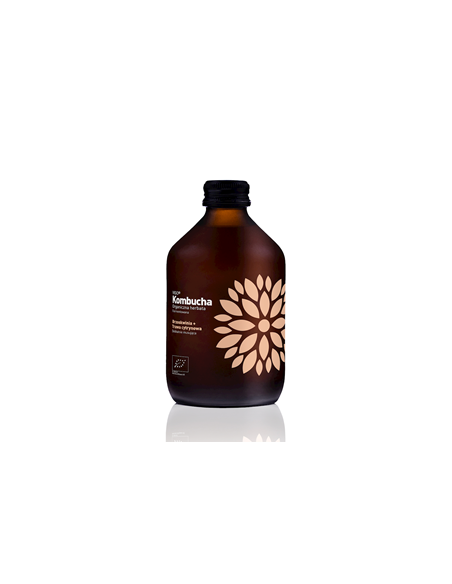 Kombucha brzoskwinia trawa cytrynowa - 330ml - Vigo