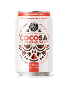 Woda kokosowa z sokiem z arbuza - 330 ml - Diet-Food (Cocosa)