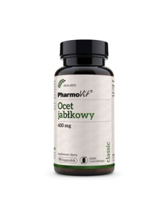 Ocet jabłkowy 400mg bezglutenowy - 90kaps - Pharmovit