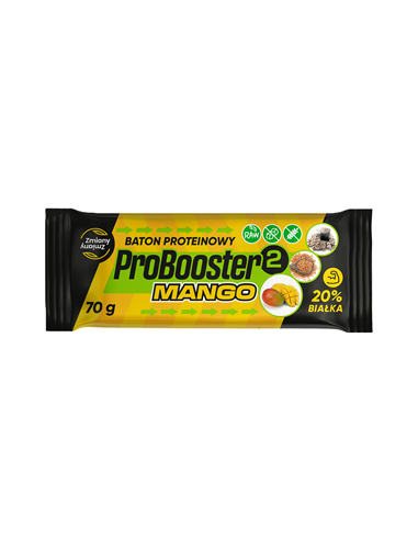Baton Proteinowy z mango probooster bezglutenowy - 70g - Zmiany zmiany