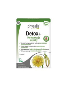 Tabletki na detoksykację wątroby (Detox+) - 30szt - Physalis